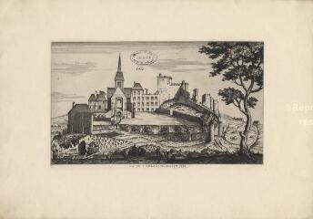 1 vue Vendôme : Vue du château de Vendosme en 1680