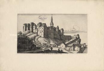1 vue Vendôme : Vue du château de Vendosme en 1681