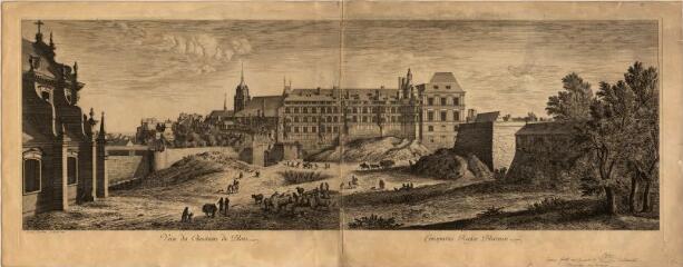 1 vue  - Blois : le château : Veüe du Chasteau de Blois (Conspectus Regix Blesensis) (ouvre la visionneuse)