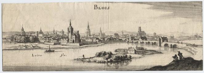 1 vue Blois : vues générales et plans de la ville : Blois