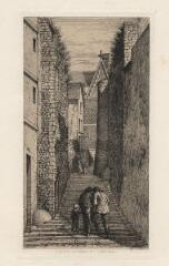 1 vue  - Blois : Hôtels, maisons et rues : Petits degrés du château (ouvre la visionneuse)