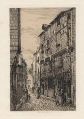 1 vue  - Blois : Hôtels, maisons et rues : Rue St-Lubin (ouvre la visionneuse)