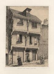 1 vue  - Blois : Hôtels, maisons et rues : Maison rue Pierre de Blois (ouvre la visionneuse)