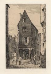 1 vue  - Blois : Hôtels, maisons et rues : Rue des violettes, rue St-Lubin (ouvre la visionneuse)
