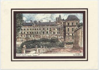 1 vue  - Blois : le château : Blois : Façade François 1er (ouvre la visionneuse)