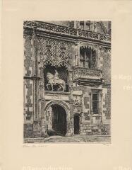 1 vue  - Blois : le château : Blois : porte Louis XII (ouvre la visionneuse)
