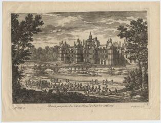 1 vue  - Chambord : Veüe et perspective du Château Royal de Chambor en Berry (ouvre la visionneuse)