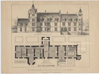 1 vue  - Rilly-sur-Loire : Restauration du château de Rilly (Loir-et-Cher) (ouvre la visionneuse)