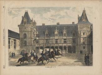 1 vue  - Blois : le château : Der Chlokhof zu Blois (ouvre la visionneuse)