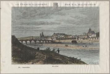 1 vue Blois : vues générales et plans de la ville : Blois