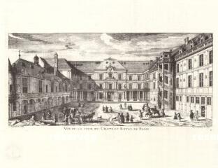1 vue  - Blois : le château : Vüe de la cour du Château Royal de Blois (ouvre la visionneuse)