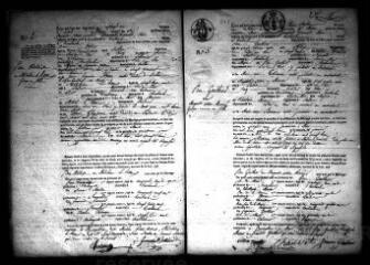 584 vues Registre d'état civil. microfilm des registres des naissances, mariages, décès. (1828-1856)