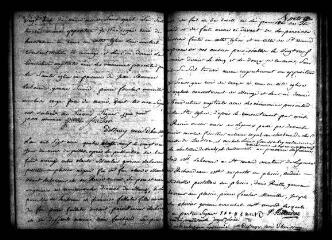 642 vues Registre d'état civil. microfilm des registres des baptêmes, mariages, sépultures. (juin 1789-1792) : microfilm des registres des naissances, mariages, décès. (1793-1830)