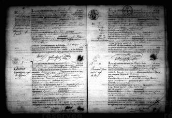 577 vues  - Registre d\'état civil. microfilm des registres des naissances, mariages, décès. (février 1819-juillet 1834) (ouvre la visionneuse)