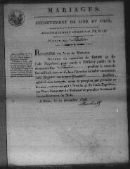 589 vues Registre d'état civil. microfilm des registres des naissances, mariages, décès. (1809-1832)