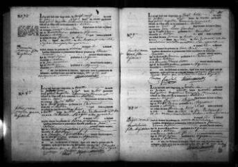 783 vues  - Registre d\'état civil. microfilm des registres des naissances, mariages, décès. (1823-1865) (ouvre la visionneuse)
