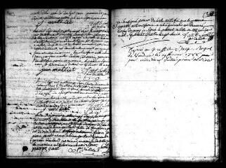 618 vues  - Registre d\'état civil. microfilm des registres des baptêmes, mariages, sépultures. (1787-1792) : microfilm des registres des naissances, mariages (1793-1842), décès. (1793-1832) (ouvre la visionneuse)