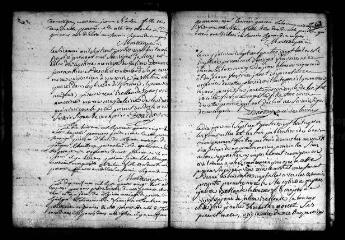 638 vues  - Registre d\'état civil. microfilm des registres des baptêmes, mariages, sépultures. (mai 1788-1792) : microfilm des registres des naissances, mariages, décès. (1793-mai 1806) (ouvre la visionneuse)