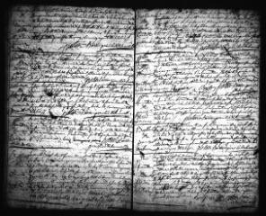 593 vues Registre d'état civil. microfilm des registres des baptêmes, mariages, sépultures. (janvier 1769-1792) : microfilm des registres des naissances, mariages, décès. (1793-1824)