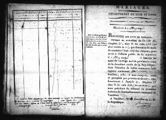 591 vues Registre d'état civil. microfilm des registres des naissances, mariages, décès. (pluviôse an XII-juin 1830)