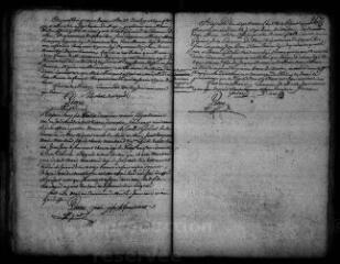 599 vues Registre d'état civil. microfilm des registres des naissances, mariages, décès. (1793-germinal an VIII)