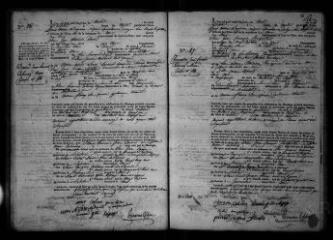591 vues  - Registre d\'état civil. microfilm des registres des naissances, mariages, décès. (septembre 1821-1827) (ouvre la visionneuse)