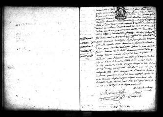 431 vues Registre d'état civil. microfilm des registres des naissances, mariages, décès. (1793-1822)