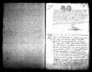601 vues Registre d'état civil. microfilm des registres des naissances, mariages, décès. (1793-1822)