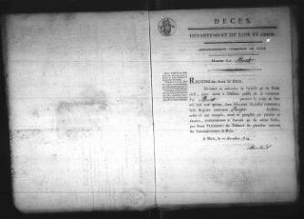 583 vues  - Registre d\'état civil. microfilm des registres des naissances, mariages, décès. (1815-avril 1831) (ouvre la visionneuse)