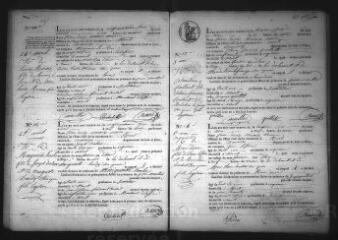 592 vues  - Registre d\'état civil. microfilm des registres des naissances, mariages, décès. (avril 1831-juin 1846). Manque l\'année 1842. (ouvre la visionneuse)