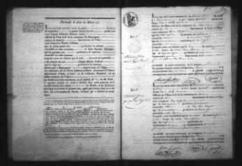 567 vues  - Registre d\'état civil. microfilm des registres des naissances, mariages, décès. (1831-1865) (ouvre la visionneuse)