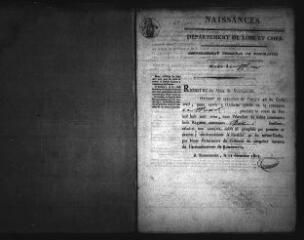 591 vues  - Registre d\'état civil. microfilm des registres des naissances, mariages, décès. (1816-janvier 1835) (ouvre la visionneuse)