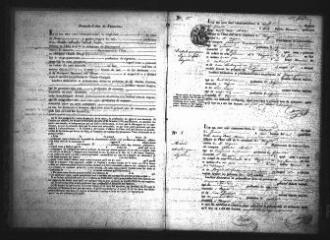 575 vues  - Registre d\'état civil. microfilm des registres des naissances, mariages, décès. (1853-1865) : microfilm des tables décennales. (1793-1862) (ouvre la visionneuse)