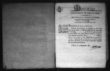638 vues Registre d'état civil. microfilm des registres des naissances, mariages, décès. (1823-1865)