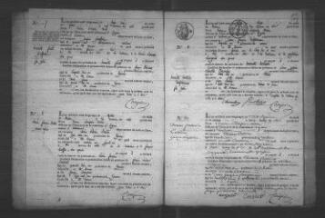 598 vues Registre d'état civil. microfilm des registres des naissances, mariages, décès. (1815-février 1827)
