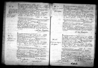 476 vues Registre d'état civil. microfilm des registres des naissances, mariages, décès. (avril 1821-1843)