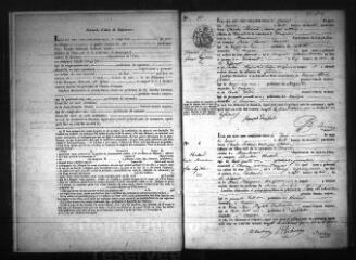 396 vues  - Registre d\'état civil. microfilm des registres des naissances, mariages, décès. (1853-1862) (ouvre la visionneuse)