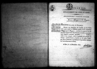 736 vues Registre d'état civil. microfilm des registres des naissances, mariages, décès. (1823-1865)