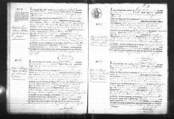 601 vues  - Registre d\'état civil. microfilm des registres des naissances, mariages, décès. (octobre 1815-1832) (ouvre la visionneuse)