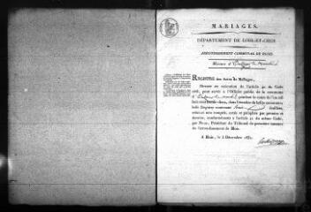 555 vues  - Registre d\'état civil. microfilm des registres des naissances, mariages, décès. (1832-juillet 1848) (ouvre la visionneuse)