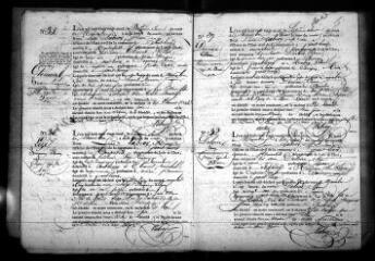 607 vues  - Registre d\'état civil. microfilm des registres des naissances, mariages, décès. (septembre 1829-juin 1843) (ouvre la visionneuse)