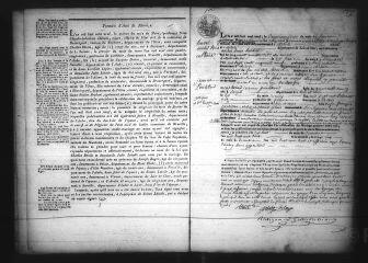 602 vues  - Registre d\'état civil. microfilm des registres des naissances (1810-1811), mariages (1809-1810), décès (1809-1810). (ouvre la visionneuse)