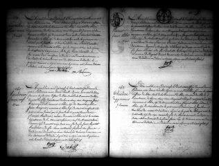 1202 vues  - Registre d\'état civil. microfilm des registres des naissances, mariages, décès. (avril 1818-1819) (ouvre la visionneuse)