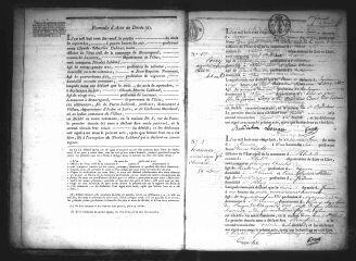 442 vues  - Registre d\'état civil. microfilm des registres des naissances, mariages, décès. (1828-mai 1829) (ouvre la visionneuse)
