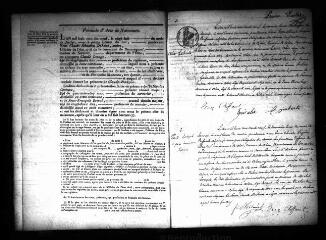 438 vues  - Registre d\'état civil. microfilm des registres des naissances, mariages, décès. (1839-août 1840) (ouvre la visionneuse)
