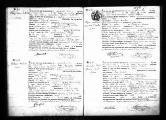 589 vues  - Registre d\'état civil. microfilm des registres des naissances, mariages, décès. (novembre 1848-mars 1850) (ouvre la visionneuse)