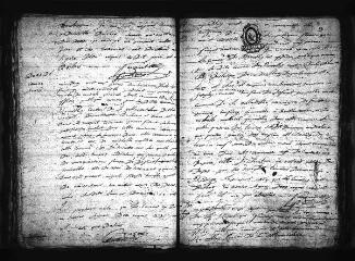 513 vues Registre d'état civil. microfilm des registres des naissances, mariages, décès. (frimaire an III-1815)