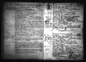 592 vues  - Registre d\'état civil. microfilm des registres des naissances, mariages, décès. (1832-octobre 1835) (ouvre la visionneuse)