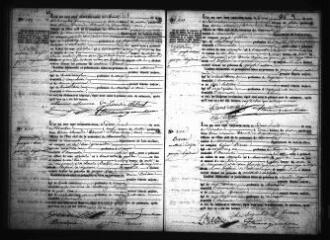 567 vues  - Registre d\'état civil. microfilm des registres des naissances, mariages, décès. (novembre 1853-1856) (ouvre la visionneuse)