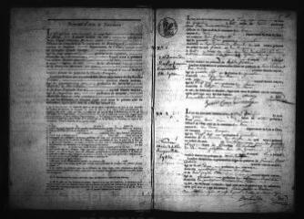 580 vues Registre d'état civil. microfilm des registres des naissances mariages, décès. (1833-1866)